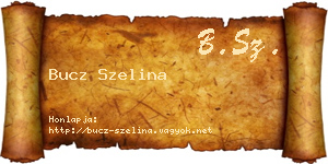 Bucz Szelina névjegykártya